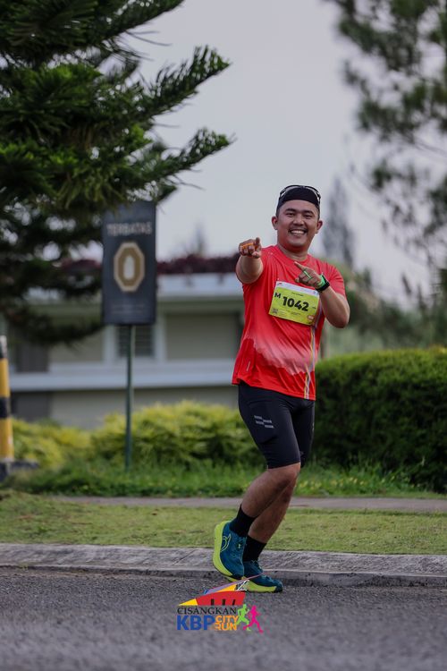 Race photo from CISANGKAN KBP CITY RUN 2025