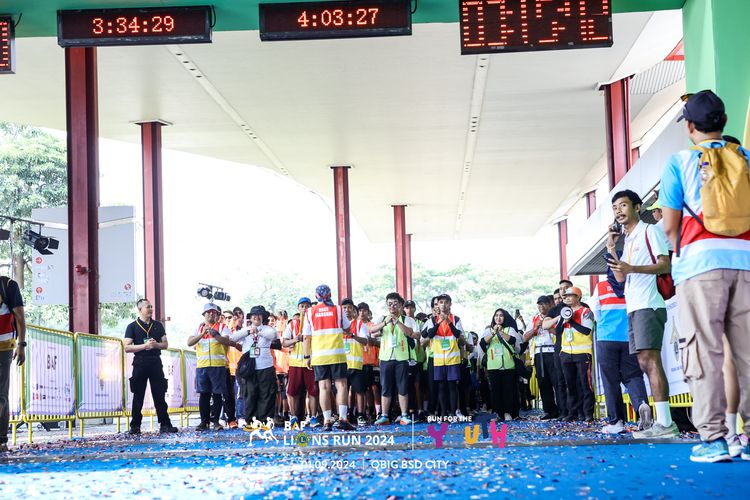 Race photo from BAF LIONS RUN 2024