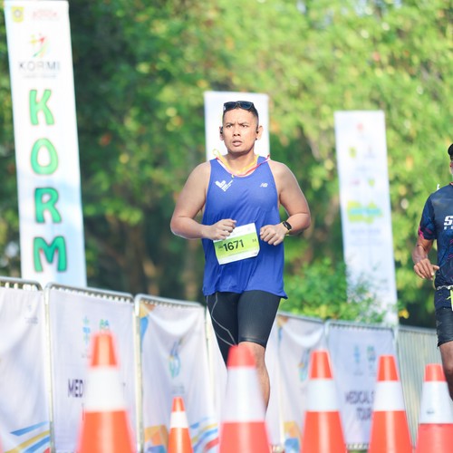 Race photo from BOGORUN 2026