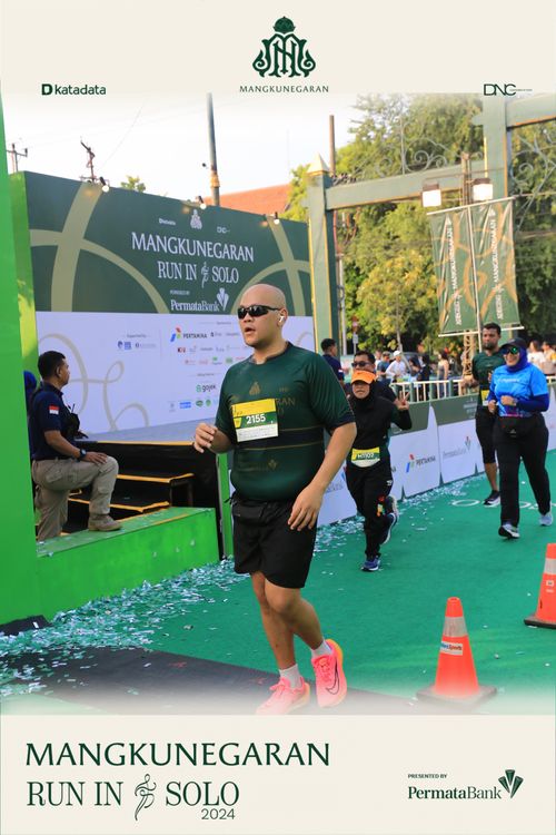 Race photo from Mangkunegaran Run 2024