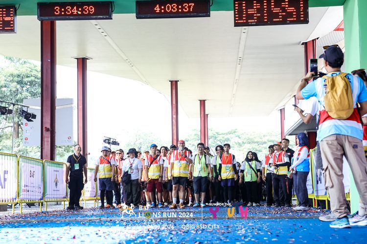 Race photo from BAF LIONS RUN 2024