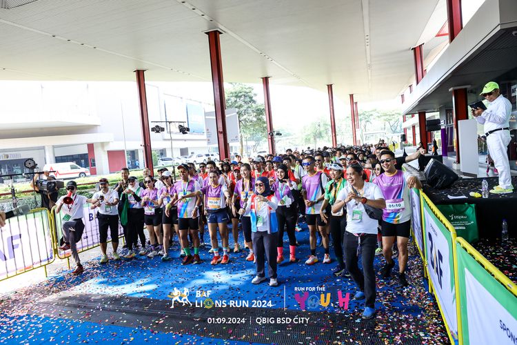 Race photo from BAF LIONS RUN 2024
