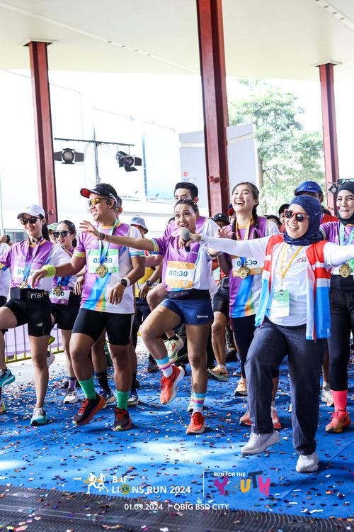 Race photo from BAF LIONS RUN 2024