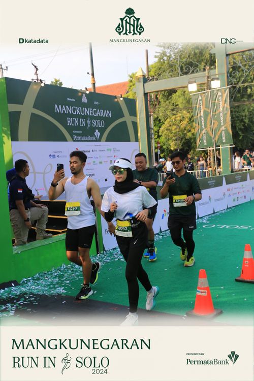 Race photo from Mangkunegaran Run 2024