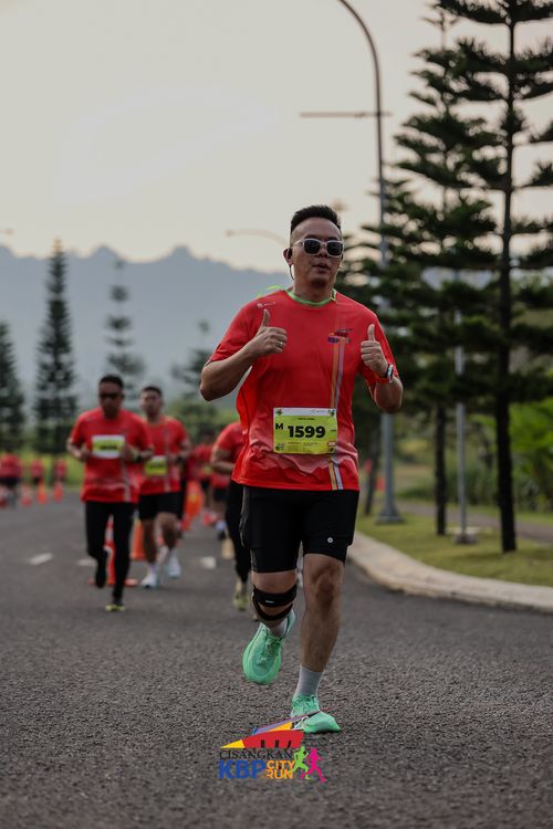Race photo from CISANGKAN KBP CITY RUN 2025