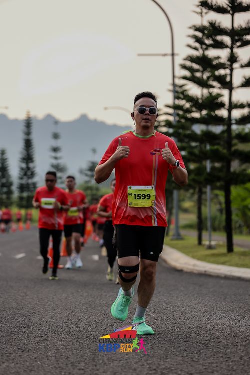 Race photo from CISANGKAN KBP CITY RUN 2025