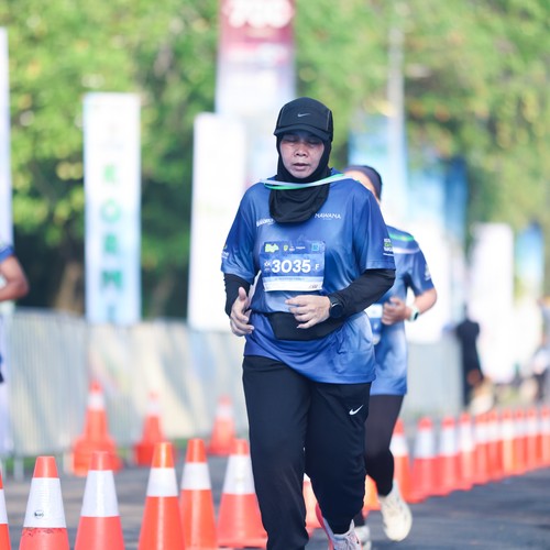 Race photo from BOGORUN 2026
