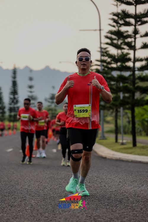 Race photo from CISANGKAN KBP CITY RUN 2025