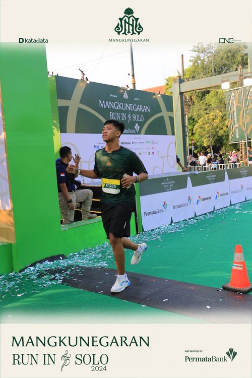 Race photo from Mangkunegaran Run 2024