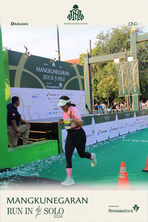 Race photo from Mangkunegaran Run 2024