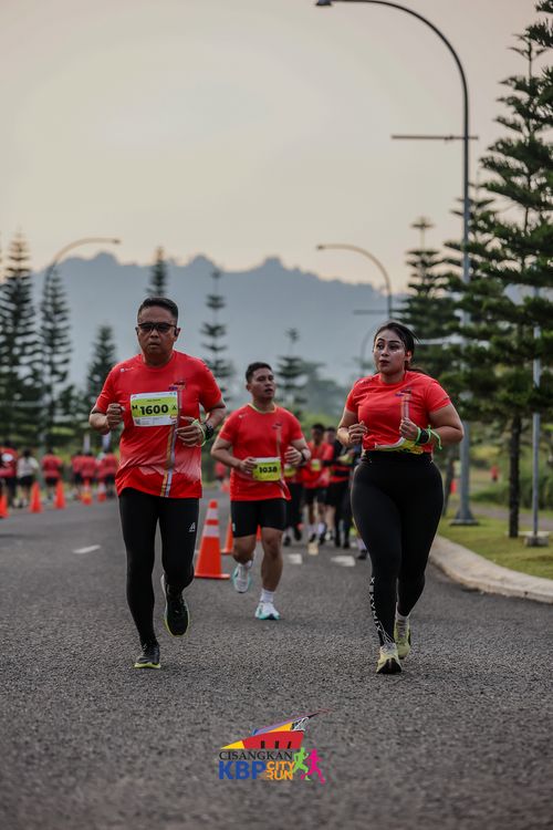 Race photo from CISANGKAN KBP CITY RUN 2025