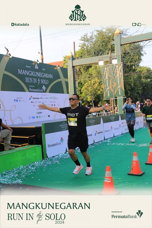 Race photo from Mangkunegaran Run 2024