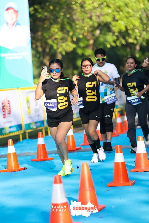 Race photo from Taman Budaya x BOGORUN 2025