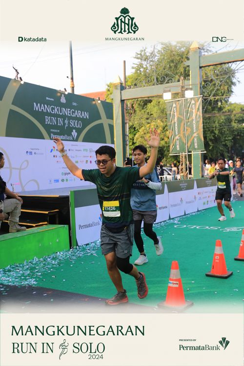 Race photo from Mangkunegaran Run 2024