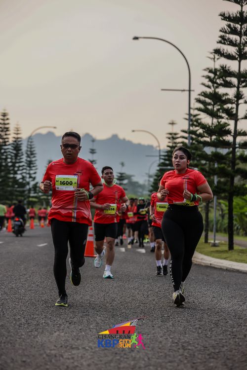 Race photo from CISANGKAN KBP CITY RUN 2025