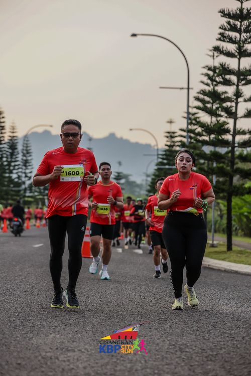 Race photo from CISANGKAN KBP CITY RUN 2025