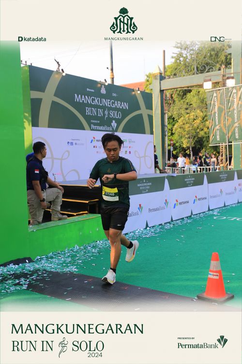 Race photo from Mangkunegaran Run 2024