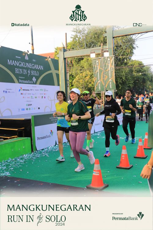 Race photo from Mangkunegaran Run 2024