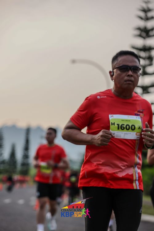 Race photo from CISANGKAN KBP CITY RUN 2025