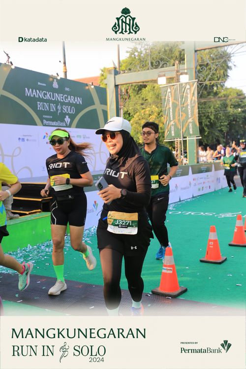 Race photo from Mangkunegaran Run 2024