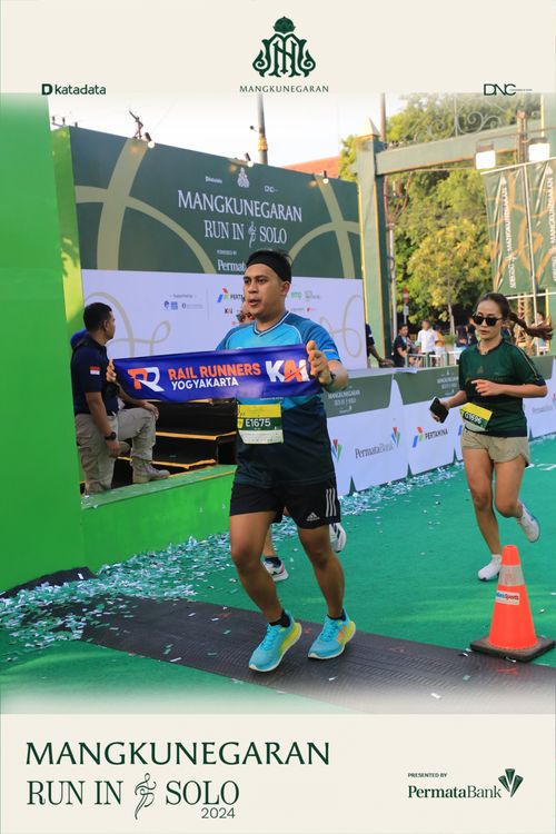 Race photo from Mangkunegaran Run 2024