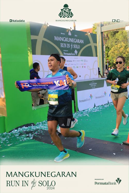 Race photo from Mangkunegaran Run 2024