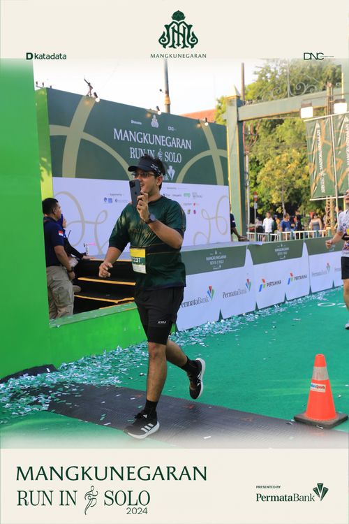 Race photo from Mangkunegaran Run 2024