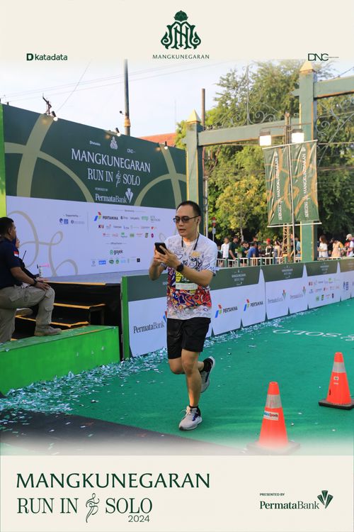 Race photo from Mangkunegaran Run 2024