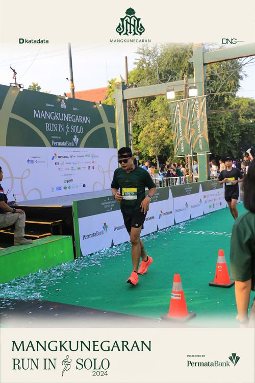 Race photo from Mangkunegaran Run 2024