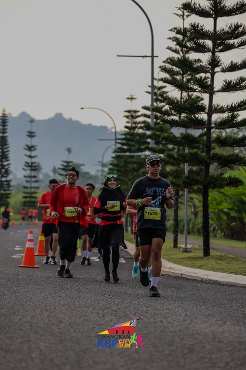 Race photo from CISANGKAN KBP CITY RUN 2025
