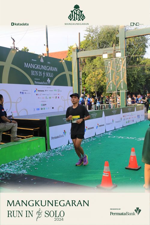 Race photo from Mangkunegaran Run 2024
