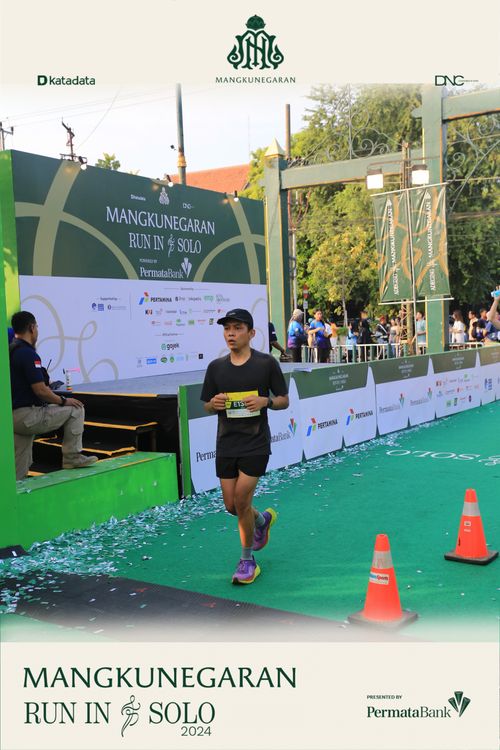 Race photo from Mangkunegaran Run 2024