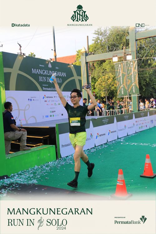 Race photo from Mangkunegaran Run 2024