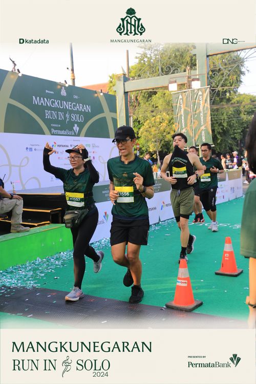 Race photo from Mangkunegaran Run 2024