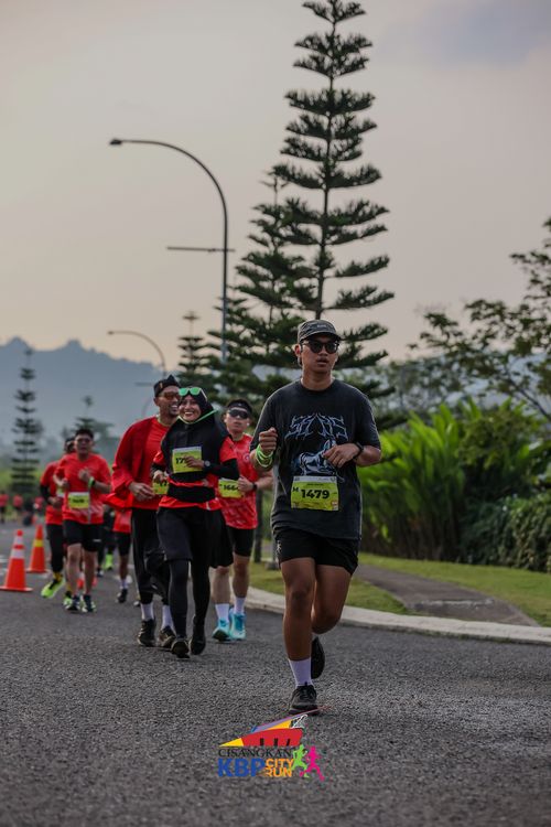 Race photo from CISANGKAN KBP CITY RUN 2025