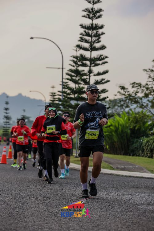 Race photo from CISANGKAN KBP CITY RUN 2025