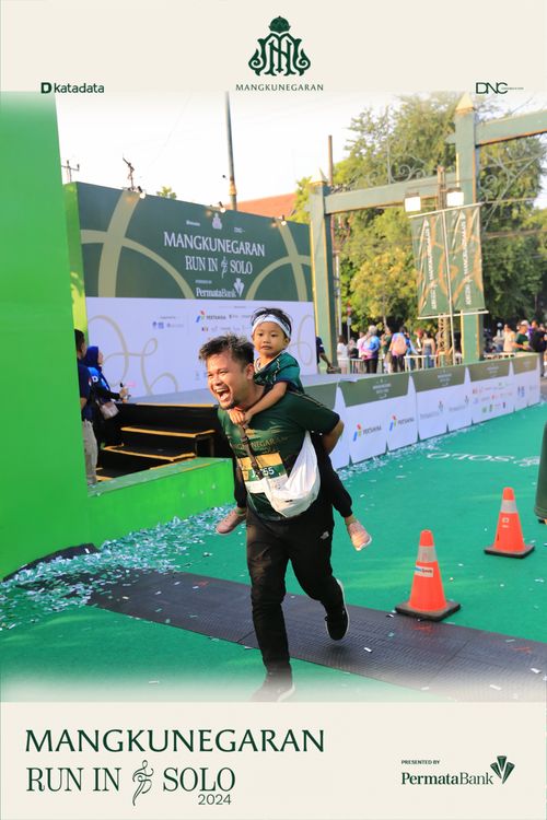 Race photo from Mangkunegaran Run 2024