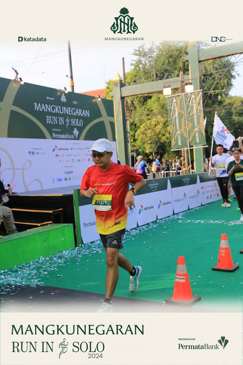 Race photo from Mangkunegaran Run 2024