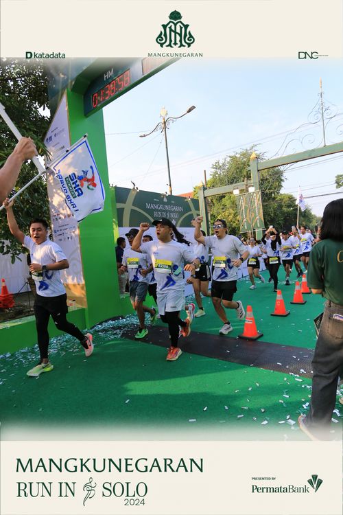 Race photo from Mangkunegaran Run 2024