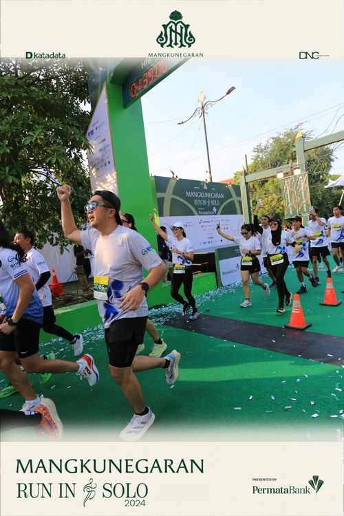 Race photo from Mangkunegaran Run 2024