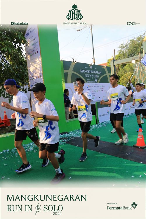 Race photo from Mangkunegaran Run 2024