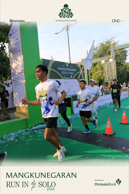 Race photo from Mangkunegaran Run 2024