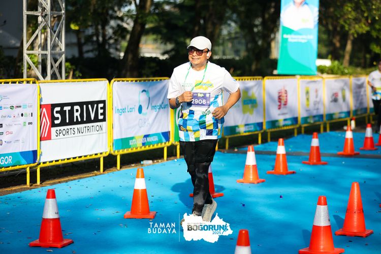 Race photo from Taman Budaya x BOGORUN 2025