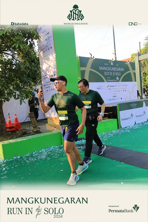 Race photo from Mangkunegaran Run 2024