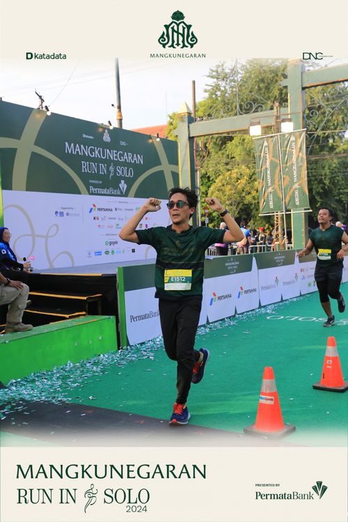 Race photo from Mangkunegaran Run 2024