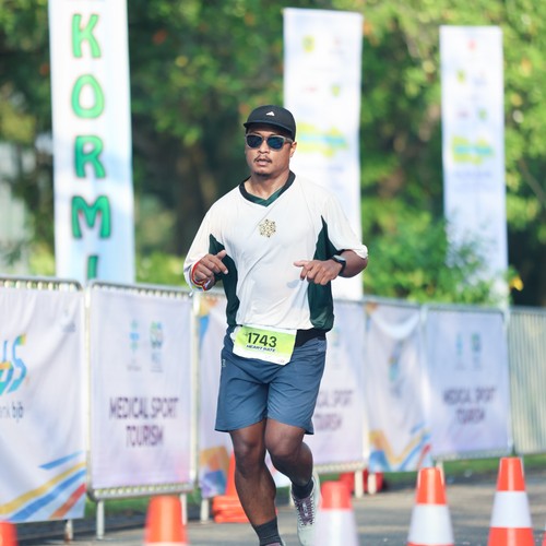 Race photo from BOGORUN 2026