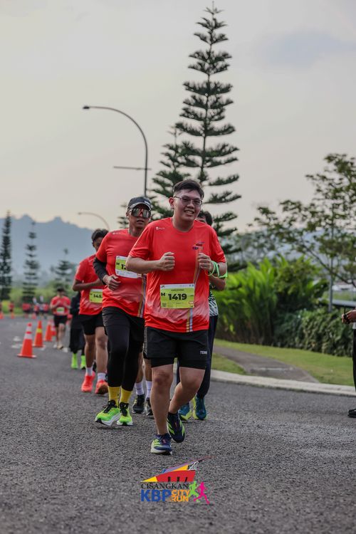 Race photo from CISANGKAN KBP CITY RUN 2025