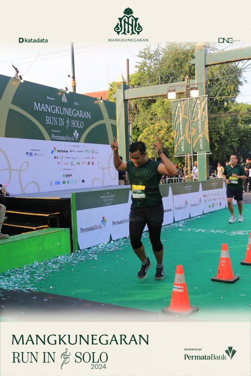 Race photo from Mangkunegaran Run 2024