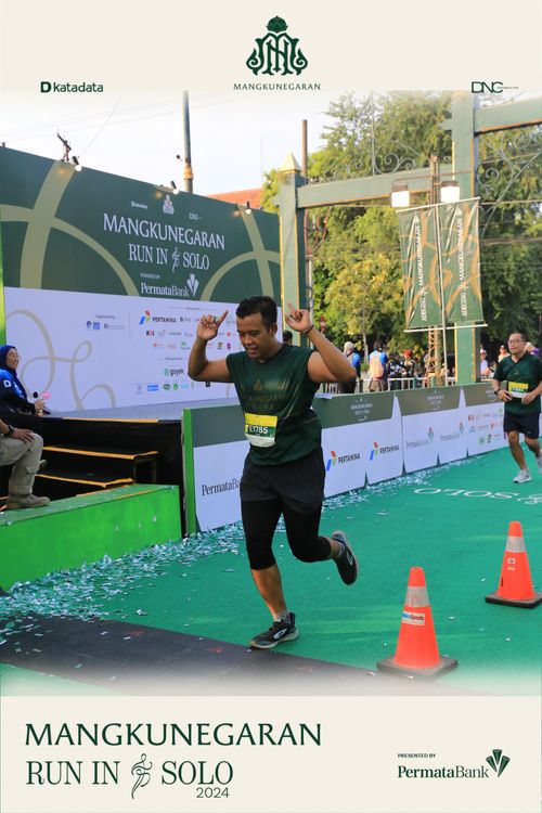 Race photo from Mangkunegaran Run 2024