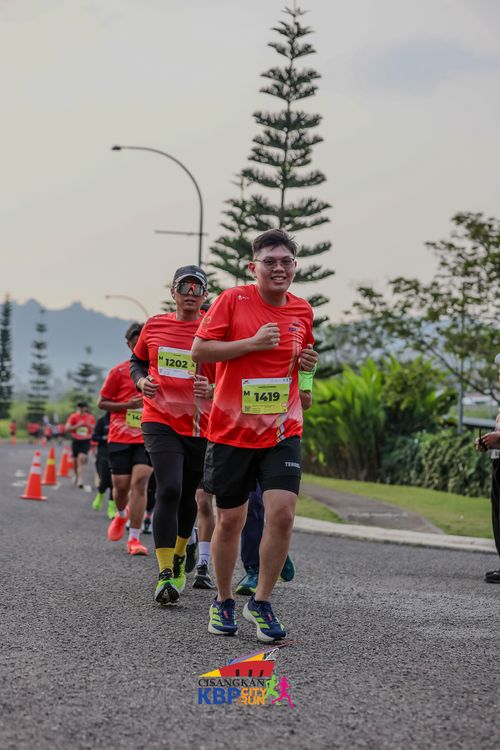 Race photo from CISANGKAN KBP CITY RUN 2025